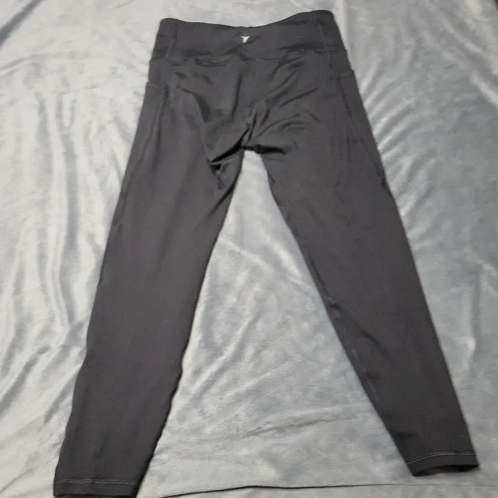 Old Navy Legging Women Large Active‎ Skinny Black Comfort Stretch Pull On Pocket